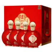 PLUS会员、需抢券：泸州老窖 浓香型白酒 兔年限量版500ML*4瓶