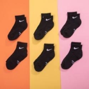 Nike 耐克 棉质袜子 儿童运动休闲袜 6双装