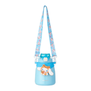 MINISO 名创优品  Sanri Characters三丽殴墩墩保温杯背带吸管水杯 1100ML