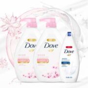 88VIP！Dove 多芬 樱花甜香滋养沐浴乳 1kg*2瓶+小样190ml（赠400g袋装）