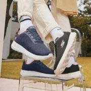 Skechers 斯凯奇 GO WALK JOY系列 情侣款轻质绑带健步鞋  124707