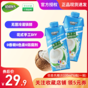 佰恩氏椰子汁植物蛋白饮料烧烤伴侣植物果汁椰汁饮品330ml*6瓶装