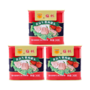 PLUS会员：梅林 优品午餐肉罐头 340g*2罐*3件