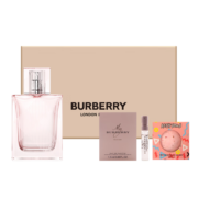博柏利（BURBERRY）红粉恋歌女士礼盒(香水30ml+1.5ml*1+沐浴球*1) 节日生日礼物