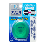 狮王（Lion）齿力佳海绵膨胀护龈牙线 日本进口 40米 便携薄荷微蜡易滑