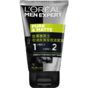 京喜特价App：LOREAL 欧莱雅 男士炭爽双效洁面膏 50m 背面有赠品字样