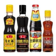 luhua 鲁花 生鲜蚝油 218g+酱香酱油 160ml+黑糯米醋 160ml+芝麻香油 100ml