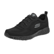 Skechers男鞋网面透气轻便运动鞋男舒适休闲鞋8790121 BBK全黑色 41