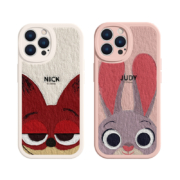 MSMF 美十美分 iPhone14高端小羊皮白色尼克手机壳