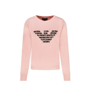 EMPORIO ARMANI 阿玛尼 粉红色19秋冬女士LOGO图案圆领卫衣6G2M7P-J49Z-0312
