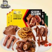 周黑鸭 锁鲜装 鸭脖135g/鸭锁骨190g/鸭翅中160g/鸡翅尖150g 共6款 任选4件