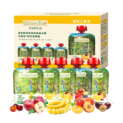 爷爷的农场宝宝辅食水果泥苹果香蕉泥混合90g×5袋法国西梅英式
