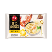 三全 虾仁玉米小云吞410g 儿童早餐 小馄饨 云吞面  饺子 夜宵