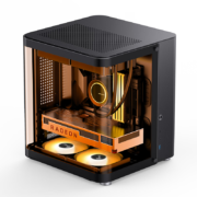 京东plus会员：JONSBO 乔思伯 TK-1黑色 双曲面侧透MATX游戏机箱
