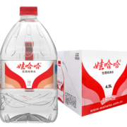 娃哈哈 纯净水饮用水 4.5L*4桶 整箱水（新老包装随机发货）