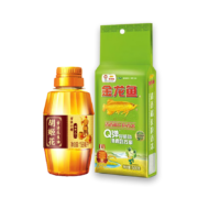 京喜特价App、概率券：胡姬花古法 小榨花生油158ml+清香稻500g