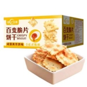每日生机 咸蛋黄洋葱脆片薄脆苏打饼干300g