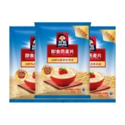 QUAKER/桂格原味即食麦片1000g*3袋燕麦片冲泡饱腹代餐