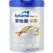 爱他美白金版卓萃婴儿新生儿宝宝配方奶粉3段单罐牛奶粉900g×1罐