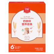 伊威（Eastwes）婴幼儿辅食钙铁锌线面 宝宝营养无盐面条180克(9袋)6-36月适用