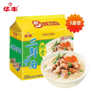 京喜特价APP、概率券、需抢券: 华丰 三鲜伊面 排骨味 86g*5包