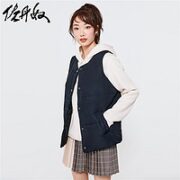 GIORDANO 佐丹奴 女士棉衣背心外套13372832