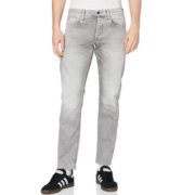 国内同系列898.5元！G-Star Raw 3301系列 男士磨白中腰直筒收脚牛仔裤 51003  直邮含税到手￥402.24