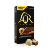 LOR 法国进口咖啡胶囊 阿拉比卡豆 哥伦比亚5.2g*10粒/盒（Nespresso咖啡机适用）