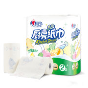 京喜特价APP、需抢券: 心相印 厨房卷纸 75节*2卷