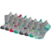 saucony 索康尼 女式性能 NO SHOW TAB 短袜 – 8件装