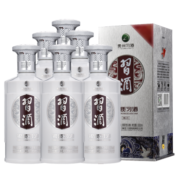 PLUS会员、需抢券：XIJIU 习酒 银质 第三代 53%vol 酱香型白酒 500ml*6瓶 整箱装