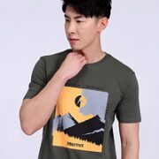 Marmot 土拨鼠 男款运动短袖 H43483