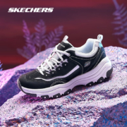 概率券、PLUS会员：Skechers  斯凯奇 Skechers 88888250-BKW 情侣款复古熊猫鞋