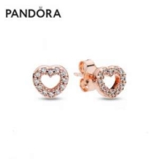 Pandora 潘多拉 Rose 赢得芳心锆石耳钉 280528