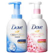 多芬 氨基酸泡泡沐浴乳 400ml*4瓶（深层保湿400ml*2+白桃果香400ml*2）