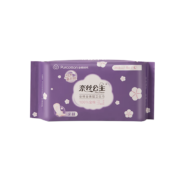 全棉时代  亲肤平纹加长夜用卫生巾 360mm  5片/袋