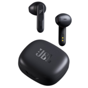 JBL W300TWS 真无线蓝牙耳机 半入耳式音乐耳机 通话降噪 运动防汗 苹果安卓手机带麦游戏耳机 暗夜黑