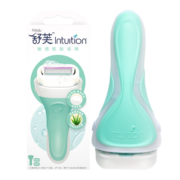 舒适（Schick）舒芙女士脱毛刀刮毛刀 （敏感肌肤1刀架4刀头）
