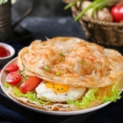 plus会员：泽众手抓饼 100g*10片/袋*2件