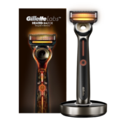 吉列（Gillette）剃须刀手动labs热感礼盒1刀架6刀头+底座 刮胡刀