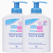 88VIP！sebamed 施巴 新生儿洗发水沐浴露二合一 200ml*2
