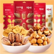 PLUS会员：百草味 坚果零食组合 喂饱你 310g/4袋*3件(多款任选)