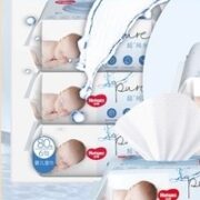HUGGIES 好奇 婴儿纯水湿巾 80抽*6包