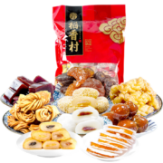 京喜特价app、概率卷：稻香村大礼包 茯苓夹饼综合口味500g