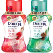 88VIP：Downy 当妮 花萃密语系列 护衣留香珠150g*2瓶 （红玫瑰+草木清香）