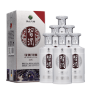 京东百亿补贴：XIJIU 习酒 银质 第三代 53%vol 酱香型白酒 500ml*6瓶 整箱装