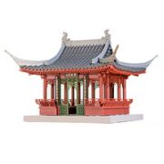 重拾营造 榫卯系列积木 《醉翁亭》拼搭模型