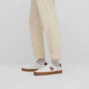42码！HUGO BOSS 男士皮革休闲鞋  含税到手521元