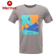 Marmot 土拨鼠 男款运动短袖 H43483
