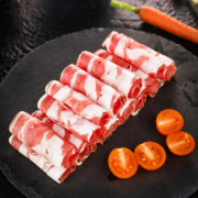 东来顺 国产草原羔羊原切肋排羊肉片 400g/袋*3件